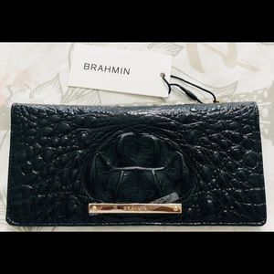Black brahmin wallet